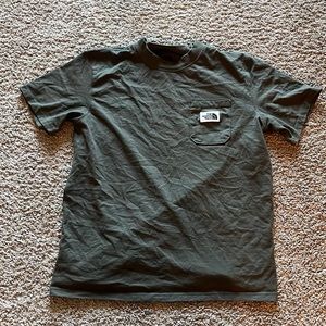 North face tee green